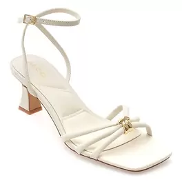 Sandale elegante ALDO albe, KAILAYA 121, din piele naturala
