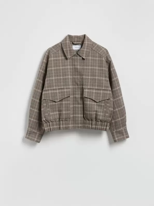 Geacă bomber cu guler