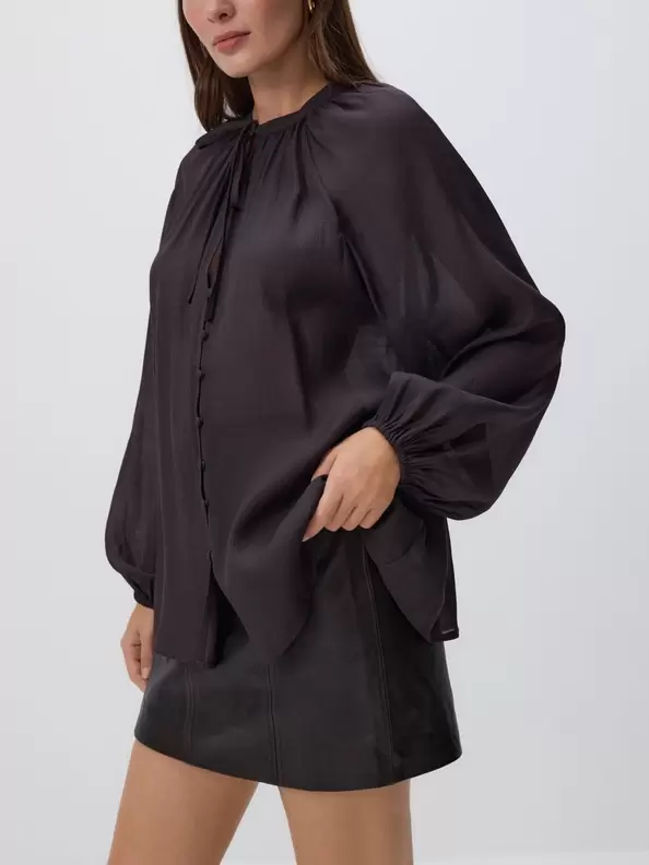 Bluză cu adaos de viscoză