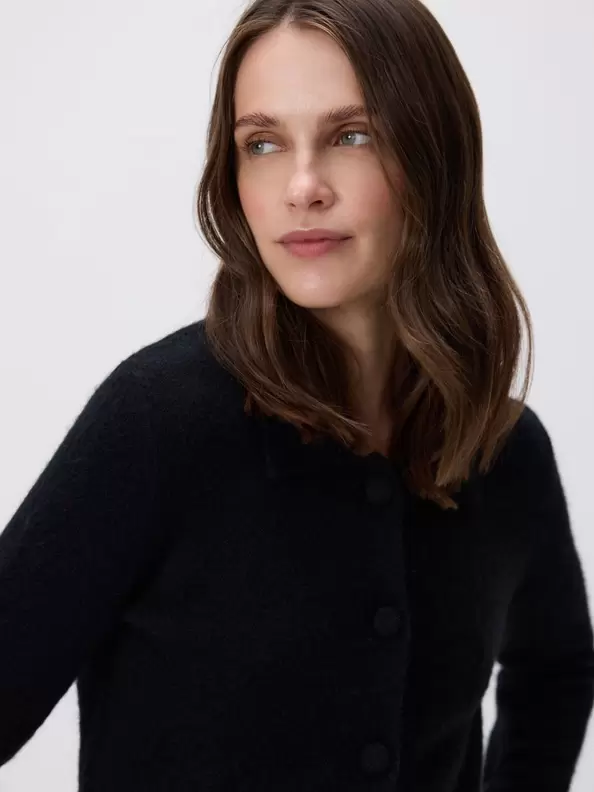 Pulover din mix de lână alpaca