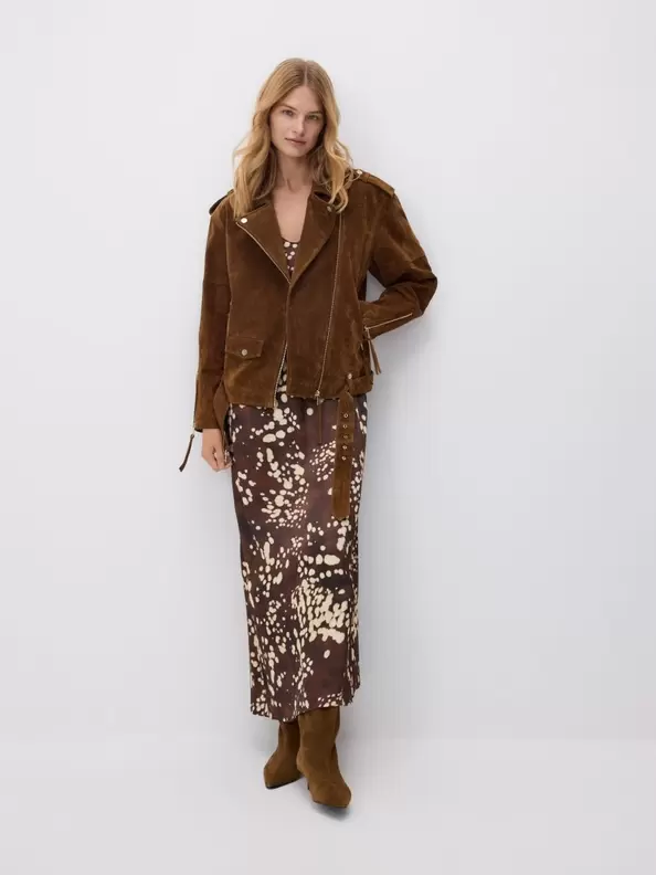 Rochie din viscoză cu model