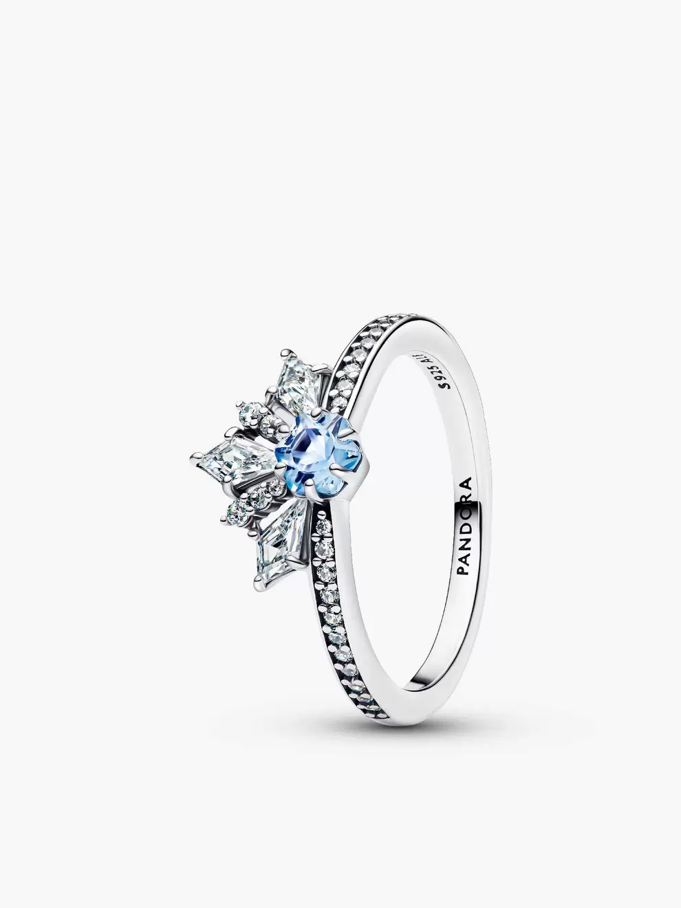 Inel cu diademă inspirat de Elsa din Regatul de gheață de la Disney