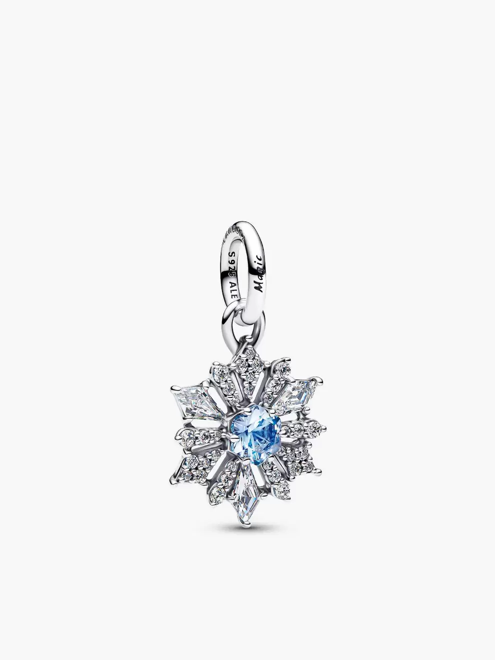 Talisman cu pandantiv cu fulg de zăpadă inspirat de Regina Elsa din Regatul de gheață de la Disney