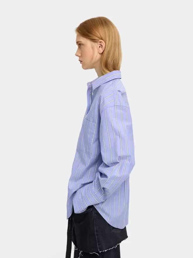 100% cotton striped shirt