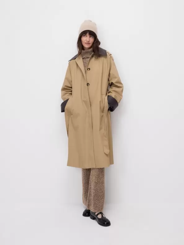 Trenci cu finisaje contrastante