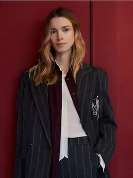 Sacou cu adaos de viscoză