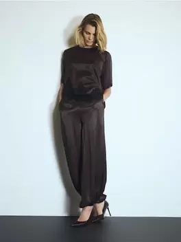 Pantaloni din viscoză