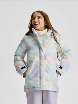 Jachetă căptușită, cu glugă