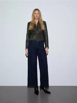 Pantaloni din denim cu centură