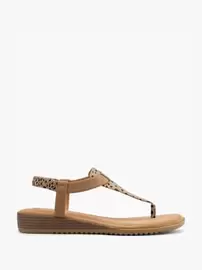 Sandále s oddeľovačom prstov