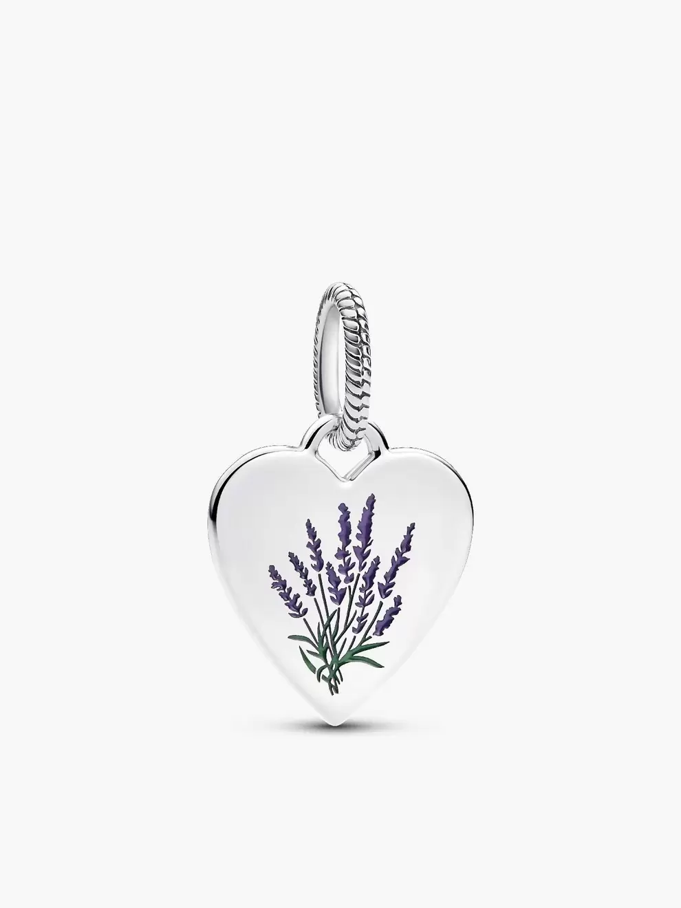 Charm atârnător cu lavandă, gravabil Selectarea membrilor Pandora Club