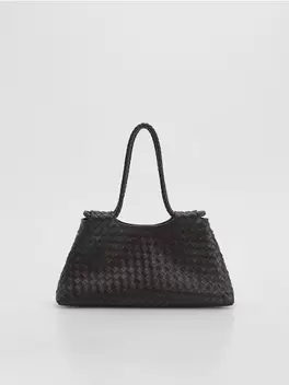 Geantă shopper împletită