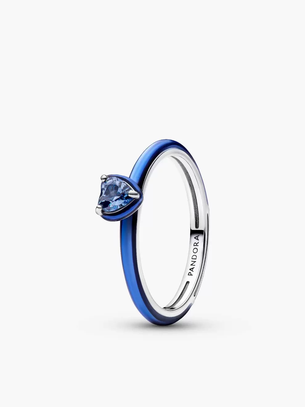 Inel albastru cu chakra inimii