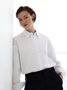 Cămașă din bumbac oxford