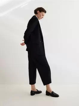 Pantaloni barrel leg