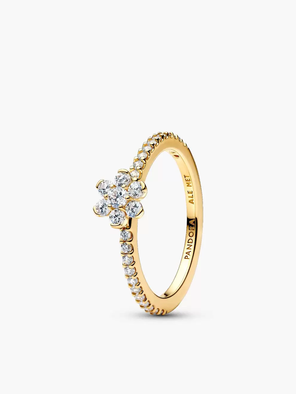 Inel cu floare strălucitoare