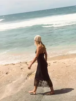 Rochie cu conținut ridicat de in