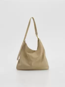 Geantă din piele întoarsă