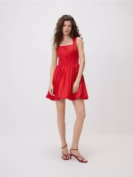 Rochie mini din bumbac