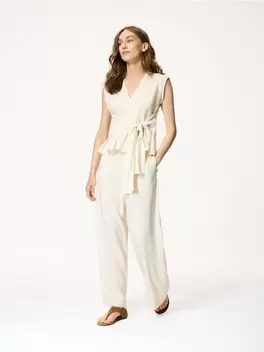 Pantaloni cu fibre Lyocell