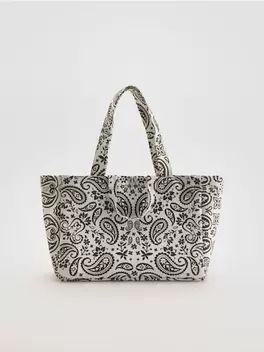 Geantă shopper cu imprimeu original