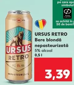 Bere blondă nepasteurizată
