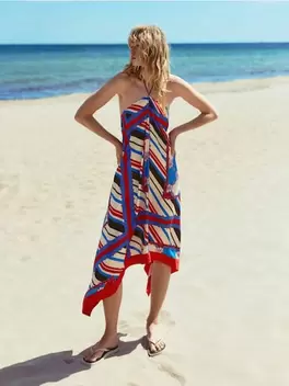 Rochie din viscoză cu model