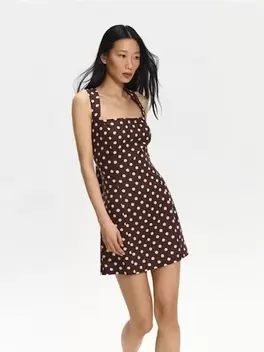 Rochie mini cu adaos de in