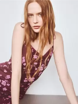 Rochie din amestec de lyocell