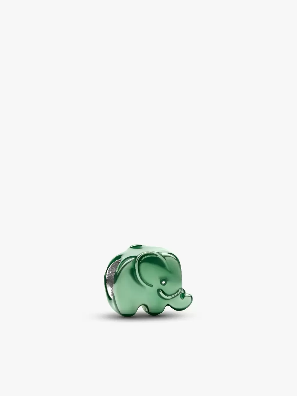 Mini talisman cu elefant verde