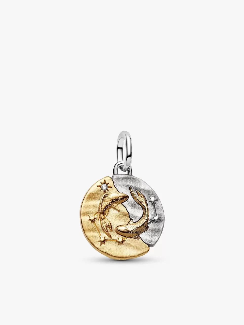 Talisman de tip medalion cu semnul zodiacal Pești