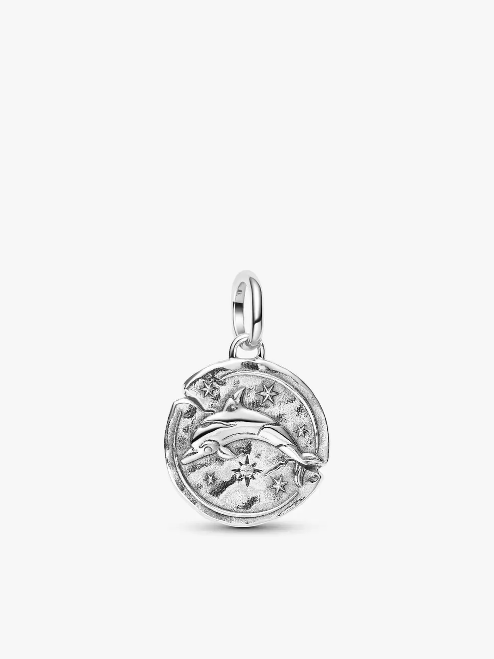 Talisman de tip medalion cu delfin