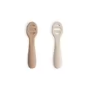 Set 2 lingurite de antrenament din silicon, Natural/Shifting...