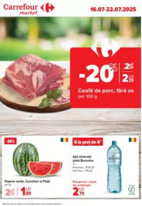 Catalog Carrefour Market Târgu Cărbunești | Cata 26 MARKET Great weekly 16.07-22.07.2025 | 2025-07-16T00:00:00.000Z - 2025-07-22T00:00:00.000Z