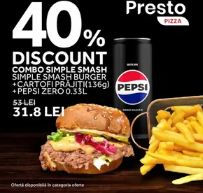 Catalog Presto Pizza Flămânzi | 40% Discount | 2025-07-22T00:00:00.000Z - 2025-08-04T00:00:00.000Z
