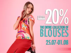 Catalog YOKKO Constanța | -20% The entire collection of blouses | 2025-07-25T00:00:00.000Z - 2025-08-01T00:00:00.000Z