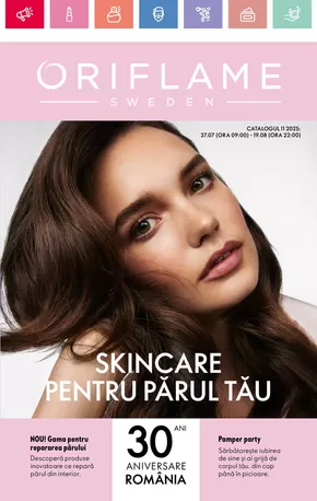 Catalog Oriflame Techirghiol | SKINCARE PENTRU PĂRUL TĂU | 2025-07-28T00:00:00.000Z - 2025-08-19T00:00:00.000Z
