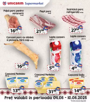 Catalog Unicarm Sebiș | Mese gustoase și copioase, preț valabil in perioada 04.08.2025 - 10.08.2025 | 2025-08-04T00:00:00.000Z - 2025-08-10T00:00:00.000Z