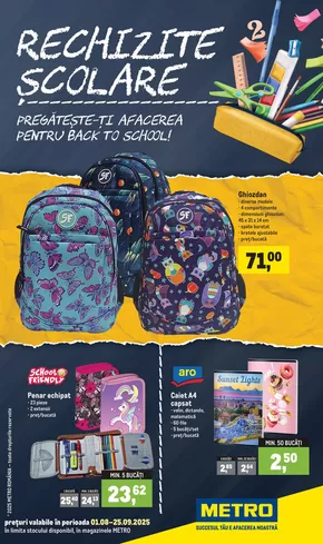 Catalog Metro Cluj-Napoca | Catalog Rechizite Școlare | 2025-08-01T00:00:00.000Z - 2025-09-25T00:00:00.000Z