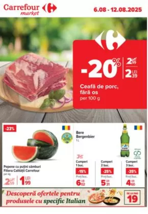 Catalog Carrefour Market Toplița | 29 MARKET Great weekly offers! FOOD 6.08-12.08.2025 | 2025-08-06T00:00:00.000Z - 2025-08-12T00:00:00.000Z