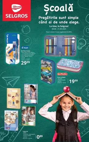 Catalog Selgros Anina | ȘCOALA | 2025-08-08T00:00:00.000Z - 2025-09-21T00:00:00.000Z