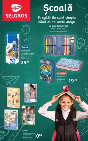 Catalog Selgros Craiova | ȘCOALA | 2025-08-08T00:00:00.000Z - 2025-09-21T00:00:00.000Z