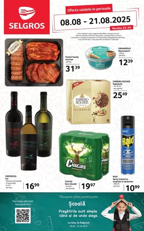 Catalog Selgros Timișoara | FOOD | 2025-08-08T00:00:00.000Z - 2025-08-21T00:00:00.000Z
