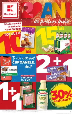 Catalog Kaufland Bacău | Ofertă grozavă pentru vânătorii de chilipiruri | 2025-08-13T00:00:00.000Z - 2025-08-19T00:00:00.000Z