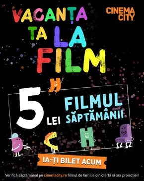 Catalog Cinema City Brașov | Vacanța ta la film | 2025-08-12T00:00:00.000Z - 2025-08-31T00:00:00.000Z