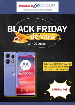 Catalog Media Galaxy Iași | Black Friday De Vară | 2025-08-14T00:00:00.000Z - 2025-08-20T00:00:00.000Z