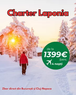 Catalog Aerotravel Brașov | Charter Laponia | 2025-08-14T00:00:00.000Z - 2025-08-27T00:00:00.000Z
