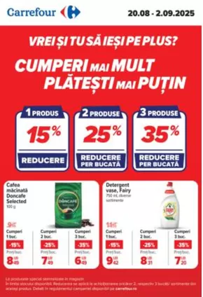 Catalog Carrefour București | Ofertă grozavă pentru toți clienții | 2025-08-20T00:00:00.000Z - 2025-09-02T00:00:00.000Z