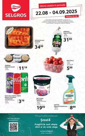 Catalog Selgros Iași | FOOD | 2025-08-22T00:00:00.000Z - 2025-09-04T00:00:00.000Z