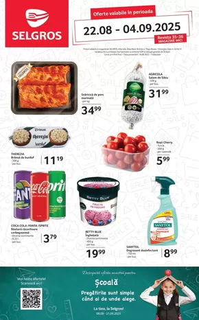 Catalog Selgros | MAGAZINE MICI | 2025-08-22T00:00:00.000Z - 2025-09-04T00:00:00.000Z